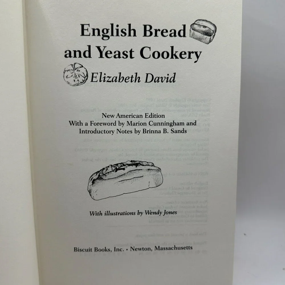 English Bread and Yeast Cookery (Revised) Hardcover Elizabeth David